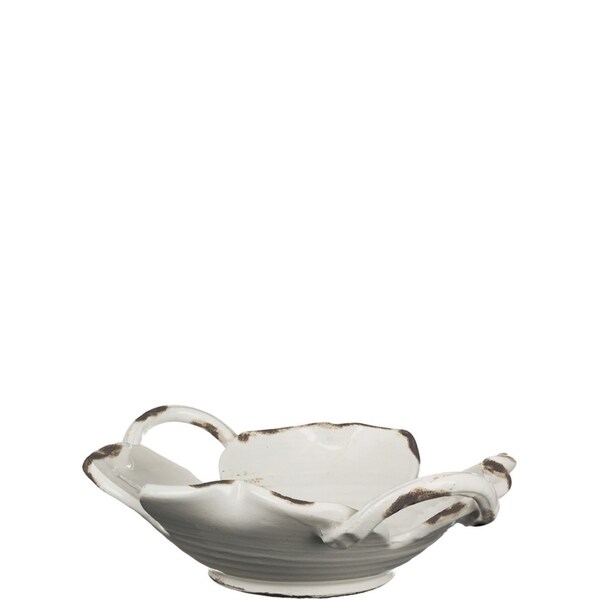 White Handled Bowl