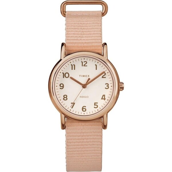 timex weekender gold