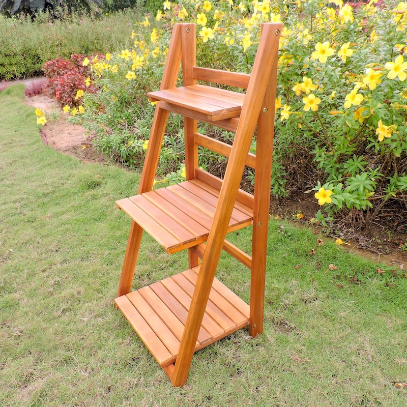 International Caravan Royal Fiji 3-tier Plant Shelf