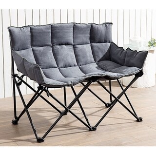 double seater folding chair