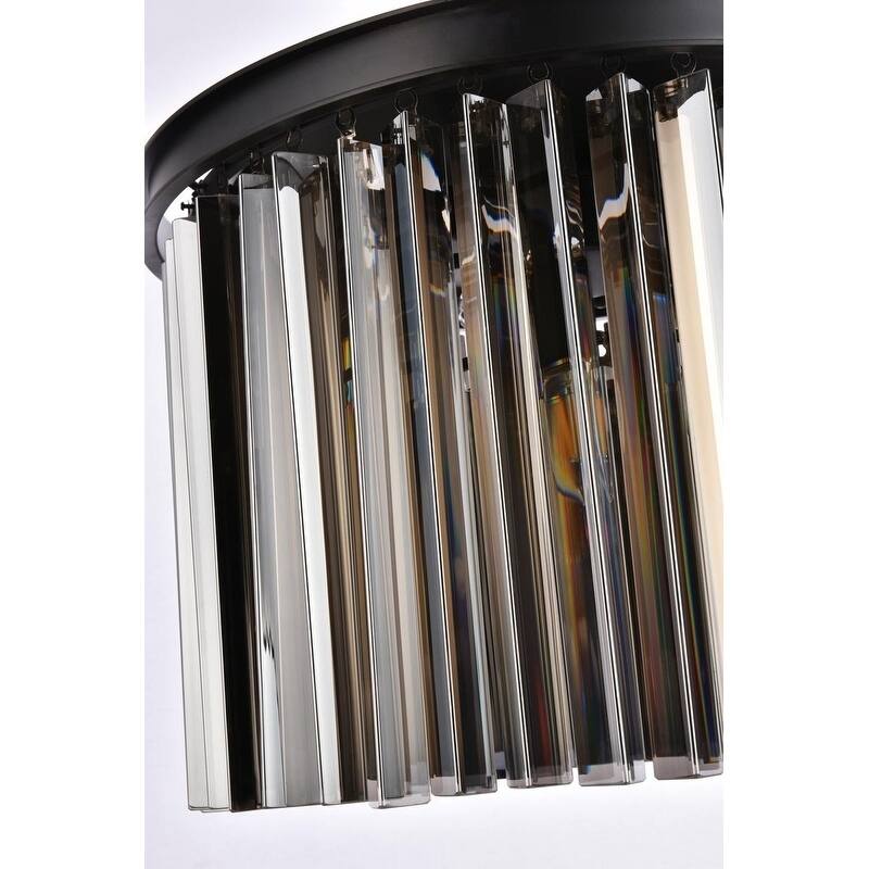 Royce Edge 6-Light Matte Black Pendant