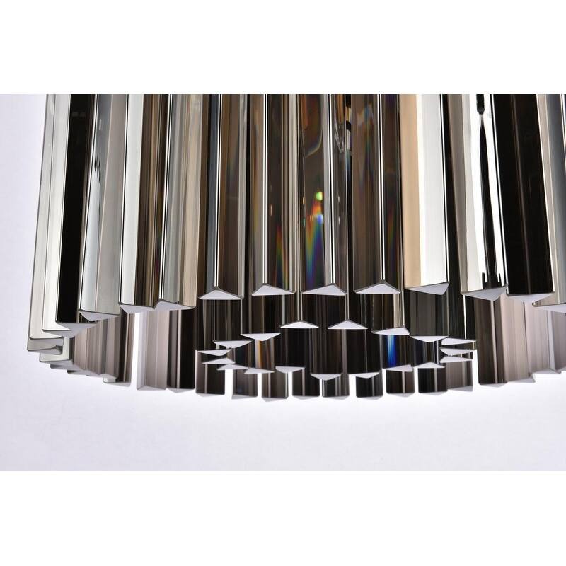 Royce Edge 6-Light Matte Black Pendant