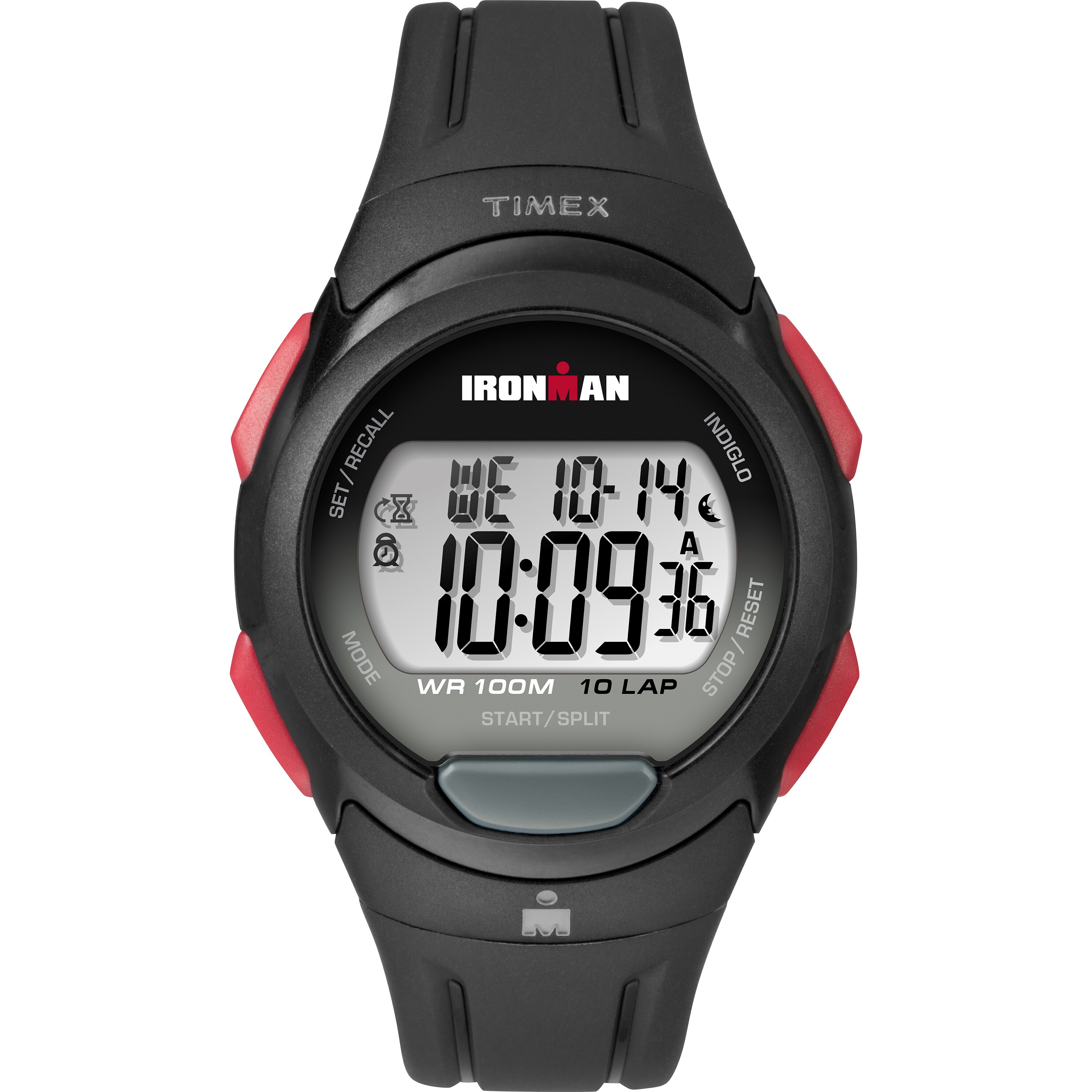 ironman essential 43mm resin strap watch