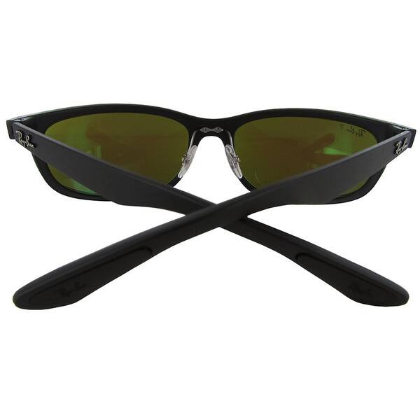 Shop Ray Ban Rb4265 Chromance Mens Black Frame Blue Mirror Lens Polarized Sunglasses On Sale Overstock