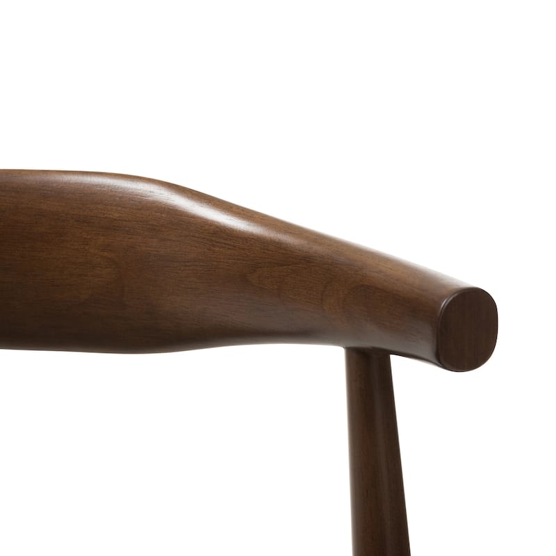 Mid-Century Black Dining Chair 2-Piece Set by Baxton Studio