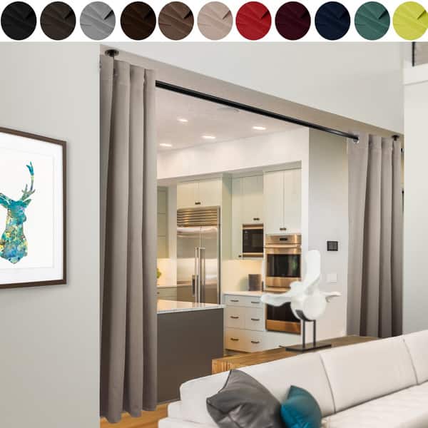 Shop Instyledesign 96 H Room Divider Curtain With Grommet 1