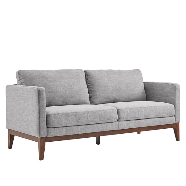 Perry Linen Upholstered Sofa And Loveseat By Inspire Q