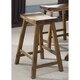 The Gray Barn Vermejo Tobacco Sawhorse Bar Stool - Thumbnail 0