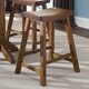 The Gray Barn Vermejo Tobacco Sawhorse Bar Stool - Thumbnail 4