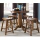 The Gray Barn Vermejo Tobacco Sawhorse Bar Stool - Thumbnail 6