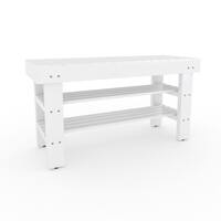 Buy Shoe Rack Bench White Online At Overstock Our Best Living Room Furniture Deals