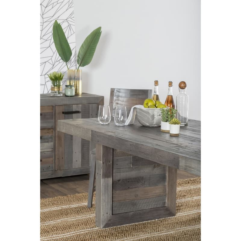 Carbon Loft Bluford Reclaimed Wood 82-inch Dining Table - 30Hx82Wx39D