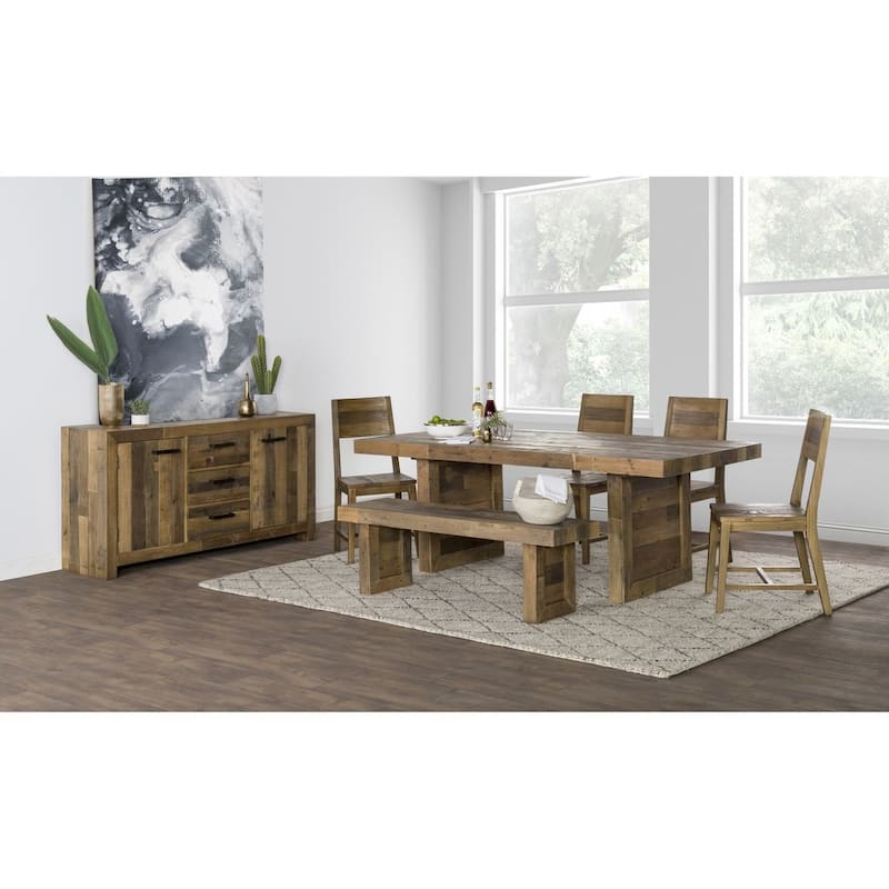 Carbon Loft Bluford Reclaimed Wood 82-inch Dining Table - 30Hx82Wx39D