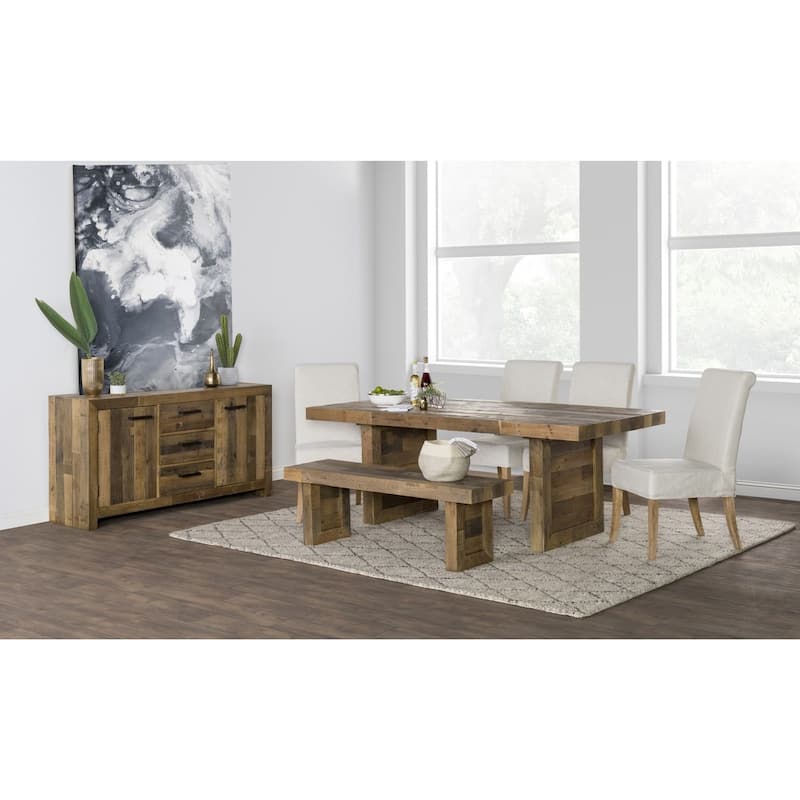 Carbon Loft Bluford Reclaimed Wood 82-inch Dining Table - 30Hx82Wx39D