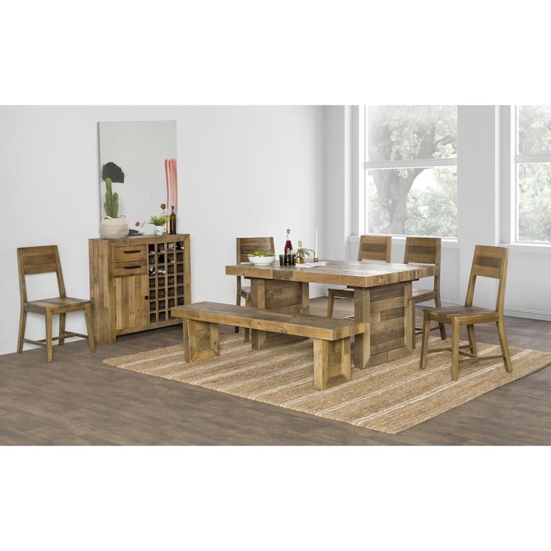 Carbon Loft Bluford Reclaimed Wood 82-inch Dining Table - 30Hx82Wx39D