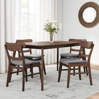 Carson Carrington Ballerup Mid-century Rectangle 5-piece Dining Set
