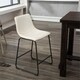 Carbon Loft Inyo Vintage PU Leather Counter Height Stools (Set of 2) - Thumbnail 22