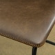 Carbon Loft Inyo Vintage PU Leather Counter Height Stools (Set of 2) - Thumbnail 8