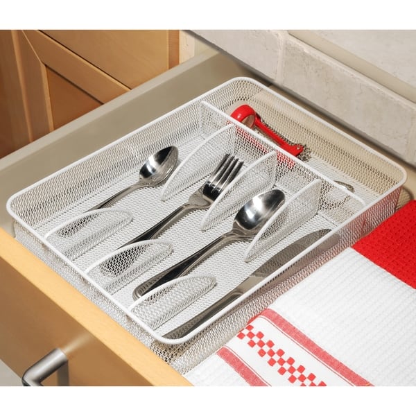Shop Seville Classics Steel Mesh Tray Drawer Organizer And Box