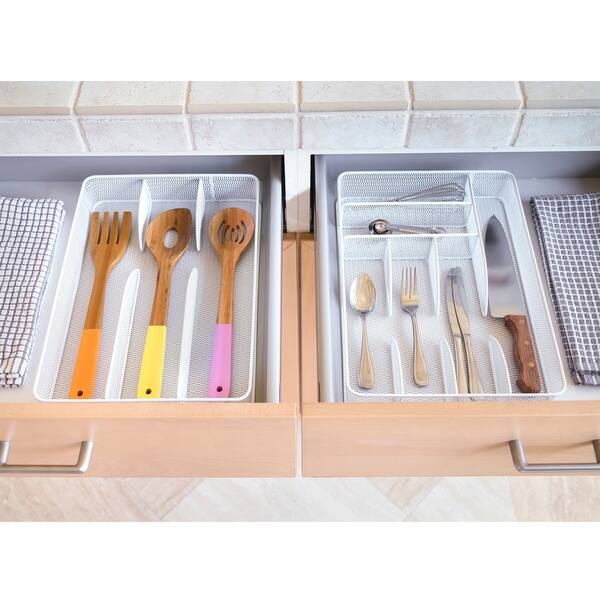 Shop Seville Classics Large Steel Mesh Flatware Utensil Cutlery