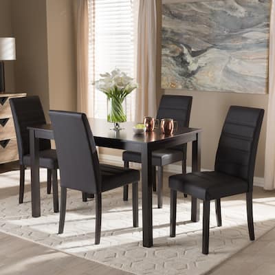 Contemporary 5-Piece Dining Set by Baxton Studio