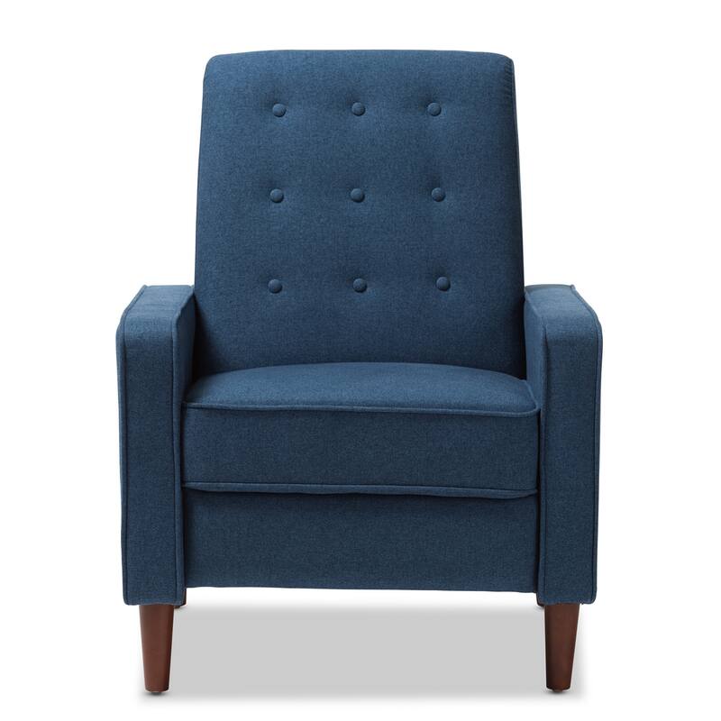 Mid-century Fabric Recliner by Baxton Studio