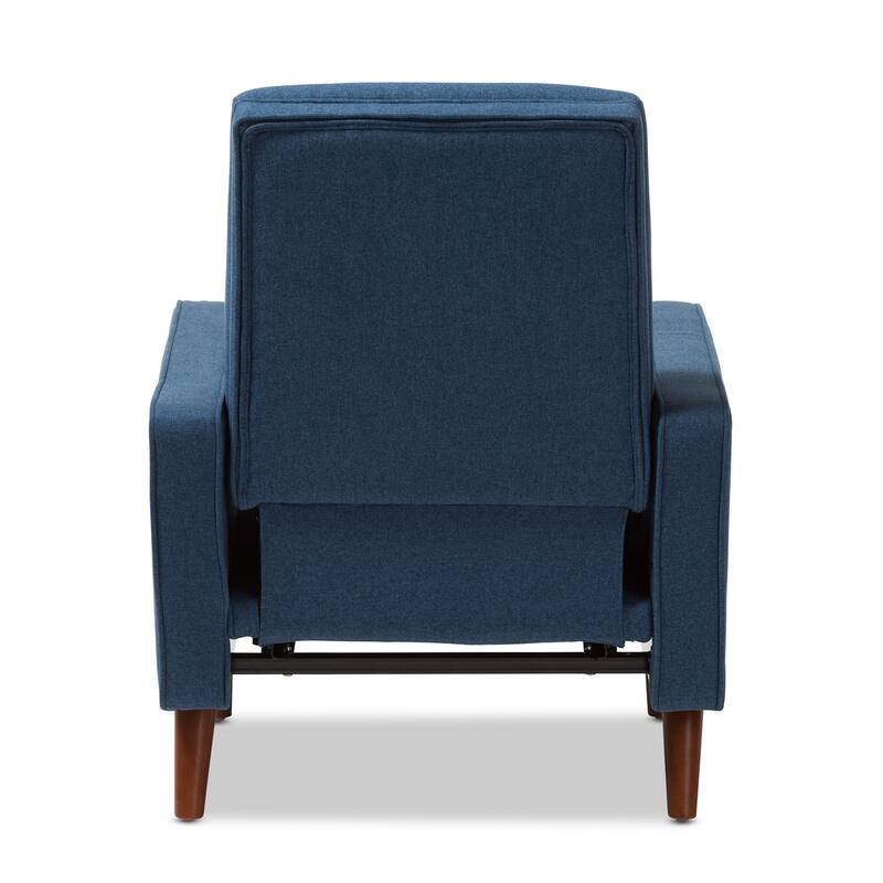 Mid-century Fabric Recliner by Baxton Studio