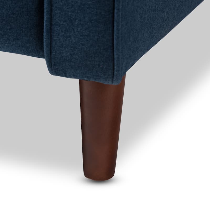 Mid-century Fabric Recliner by Baxton Studio