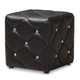 preview thumbnail 3 of 10, Contemporary Faux Leather Ottoman by Baxton Studio