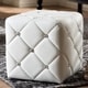 preview thumbnail 2 of 10, Contemporary Faux Leather Ottoman by Baxton Studio