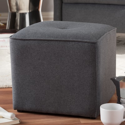 Contemporary Fabric Ottoman by Baxton Studio