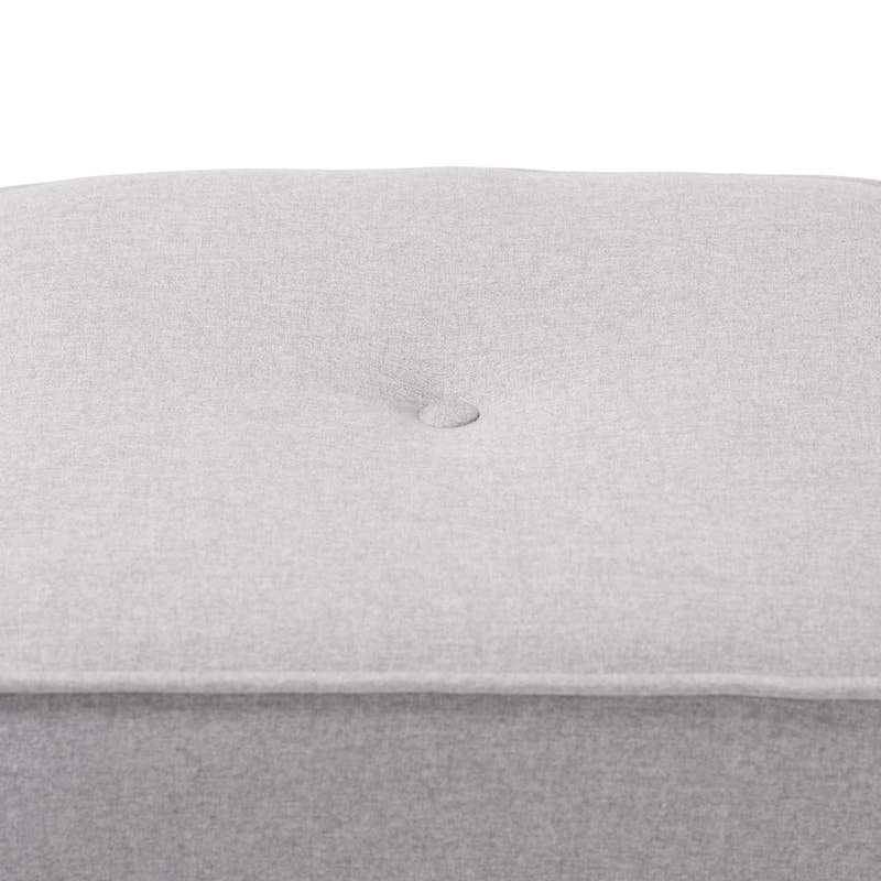 Contemporary Fabric Ottoman by Baxton Studio