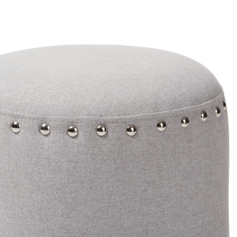 Contemporary Fabric Ottoman by Baxton Studio