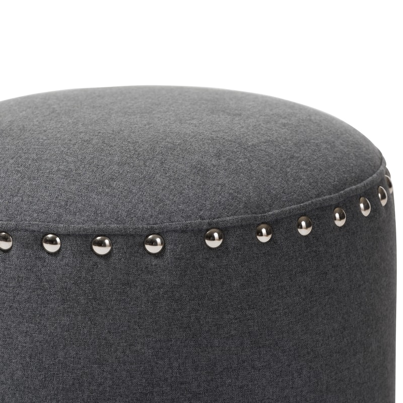 Contemporary Fabric Ottoman by Baxton Studio
