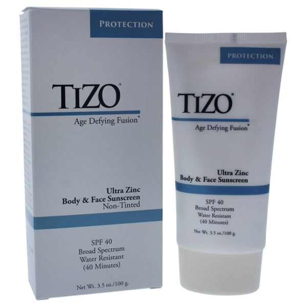 tizo ultra zinc body & face sunscreen tinted spf 40