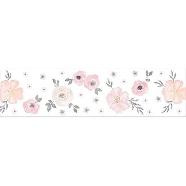 Sweet jojo watercolor floral wallpaper clearance