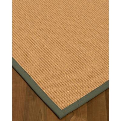 NaturalAreaRugs Chelsea Wool/Sisal Area Rug (4' x 6') Stone Border - 4' x 6'