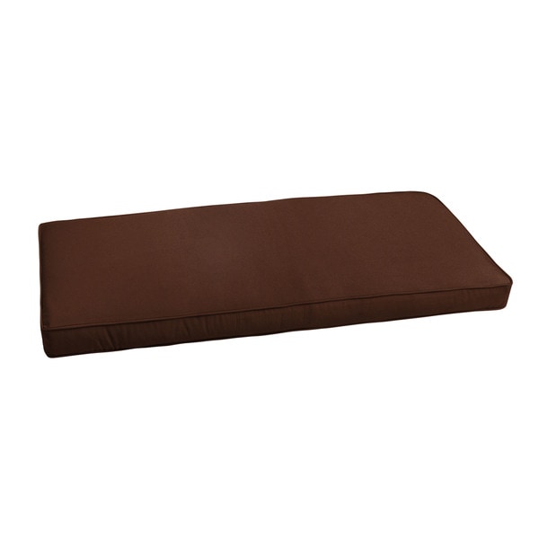 sunbrella curved bench cushion