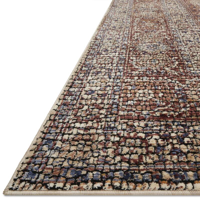Alexander Home Distressed Traditional Persian Mosaic Area Rug