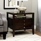 Shop Jasper Laine Brown Contemporary Aristo Halifax Side Table - On ...