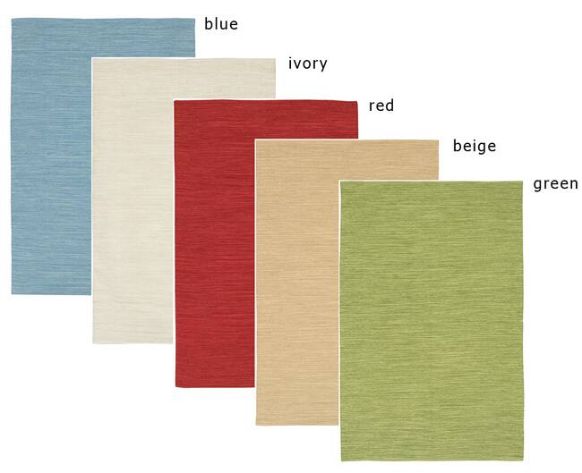 Artist's Loom Handmade Flatweave Casual Reversible Natural Eco-friendly Cotton Rug (2'6 x 7'6) (Set of 3) - 2'6 x 7'6