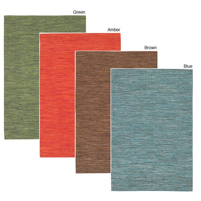 Artist's Loom Handmade Flatweave Casual Reversible Natural Eco-friendly Cotton Rug (2'6 x 7'6) (Set of 3) - 2'6 x 7'6