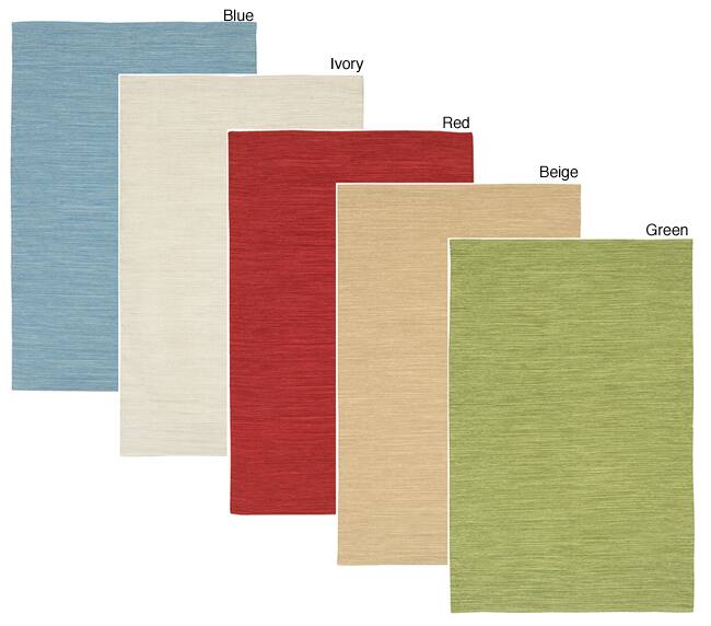 Artist's Loom Handmade Flatweave Casual Reversible Natural Eco-friendly Cotton Rug (2'6 x 10'6) (Set of 3)