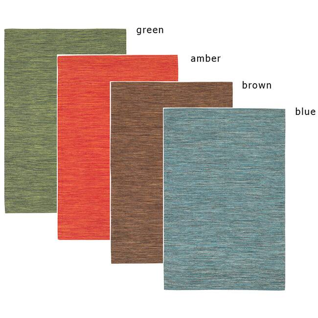 Artist's Loom Handmade Flatweave Casual Reversible Natural Eco-friendly Cotton Rug (3'6 x 5'6) (Set of 3)