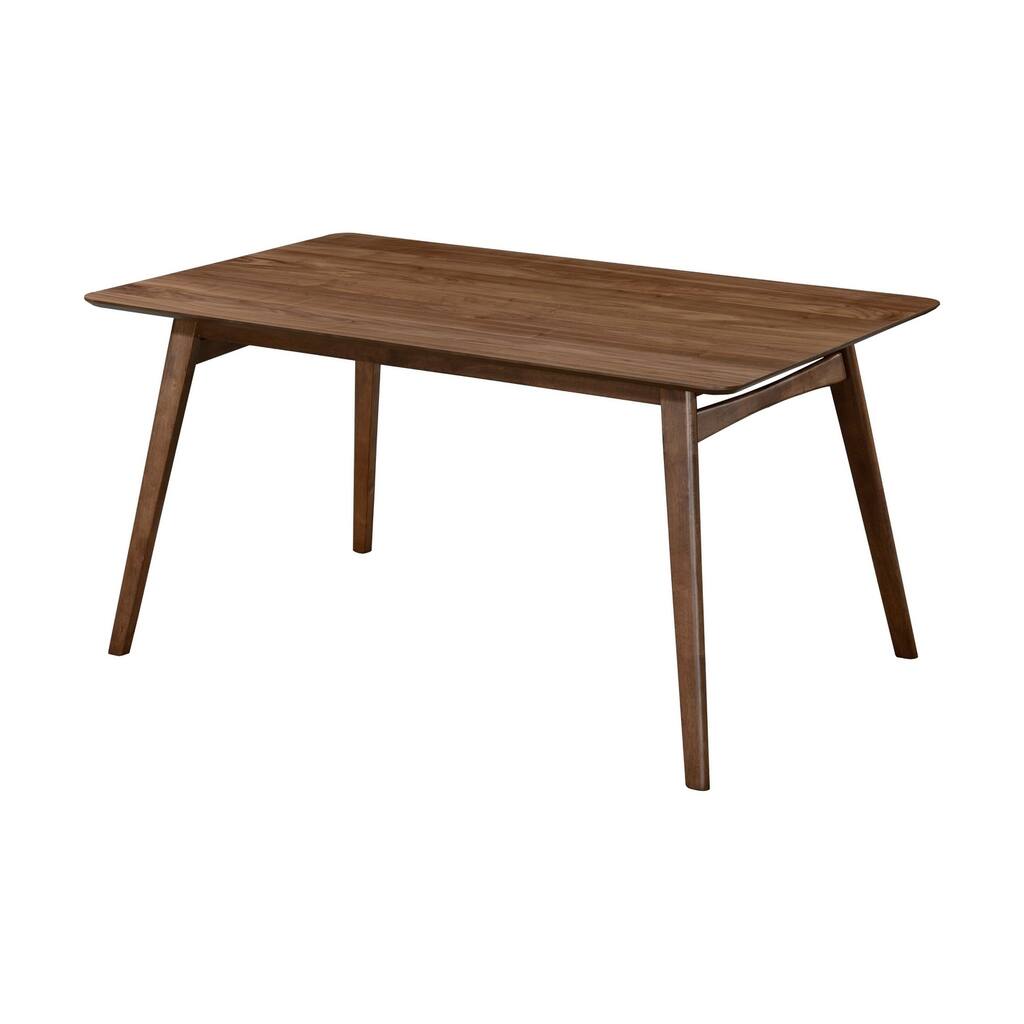 Carson Carrington Finnmark Walnut Brown 60-inch Dining Table