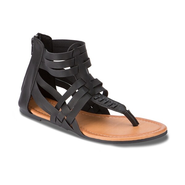 Olivia Miller 'Vero' Multi Strap Gladiator Sandals - Overstock - 20338709