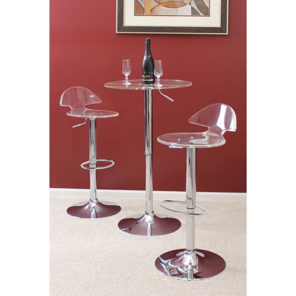slide 2 of 4, Porch & Den Channery Clear Acrylic Bar Stool