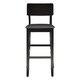 Porch & Den Aldersey Black Stationary Counter Stool - Thumbnail 1