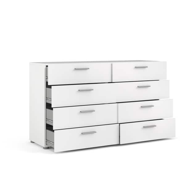 Shop Porch Den Angus Space Saving Foiled Surface 8 Drawer Double