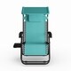 Havenside Home Garden City Oversized Zero Gravity Chair with Sunshade and Drink Tray - Thumbnail 2
